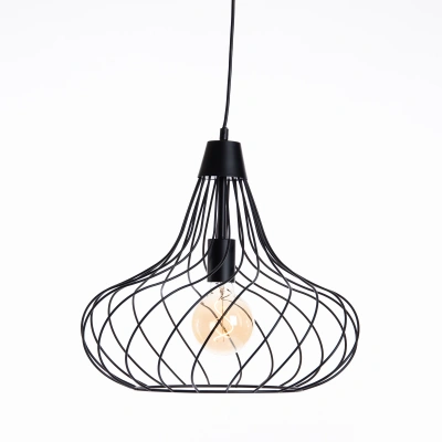 Moderne hanglamp zwart - Iggy