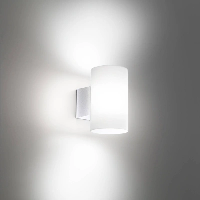 Ailati Venkovní nástěnné svítidlo Bianca LED v bílé barvě