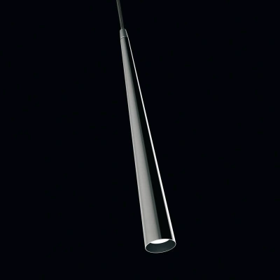 B.lux Štíhlé závěsné svítidlo LED Micro S50, černé