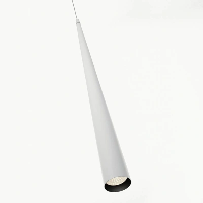 B.lux Dlouhá závěsná LED lampa Micro S75, bílá