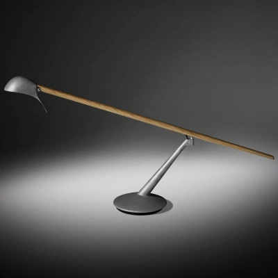 B.lux Nastavitelná stolní lampa LED Bluebird T ocel/dub