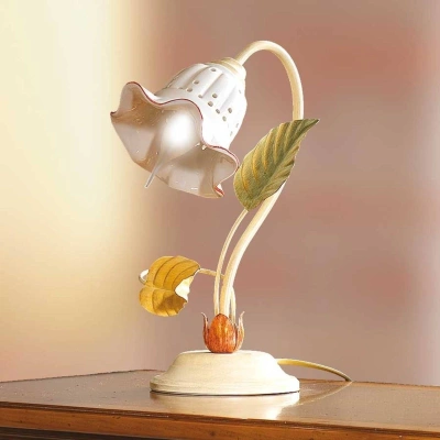 Ceramiche Stolní lampa Flora ve florentinském stylu