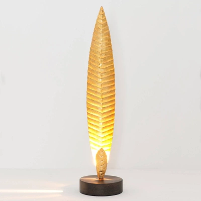 Holländer Stolní lampa Penna zlatá, výška 38 cm