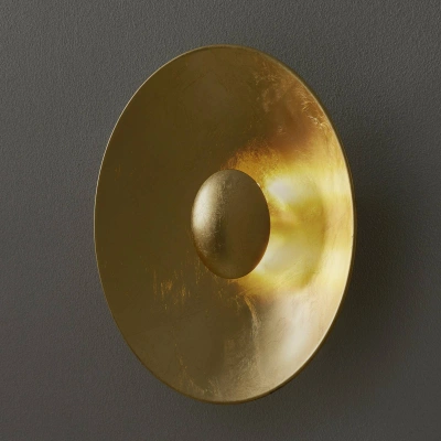 Kögl Nástěnné světlo Aura Sol zlatý vzhled, Ø 40 cm