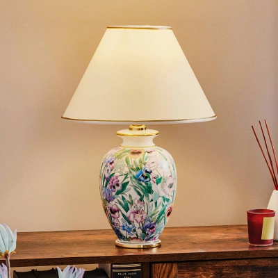 austrolux KOLARZ Giardino Panse – stolní lampa květiny 30 cm