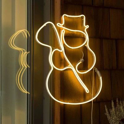 Konstsmide Christmas LED okno obraz trubice silueta sněhulák