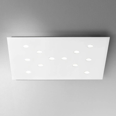 ICONE ICONE Slim - ploché stropní svítidlo LED, 12 světelných bodů, bílá barva