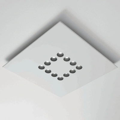 ICONE Stropní svítidlo ICONE Confort LED v moderní bílé barvě