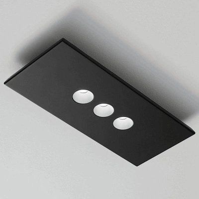 ICONE Nástěnné a stropní svítidlo ICONE Confort LED, černé