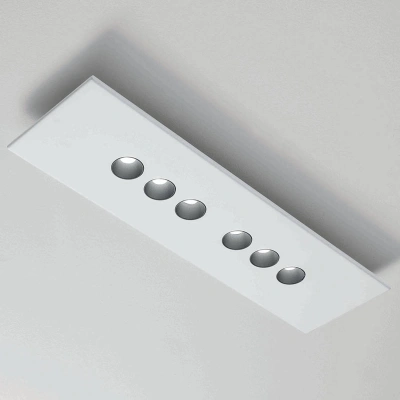 ICONE Stropní svítidlo ICONE Confort LED, obdélníkové, bílé
