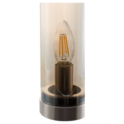 NOWA GmbH Stolní lampa z lahvového skla, jantarová