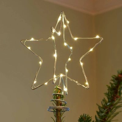 Sirius LED dekorativní světlo Vánoce Top, stříbrná
