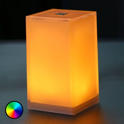 Smart&Green Stolní lampa Cub v balení po 6 kusech, ovládaná aplikací, RGBW