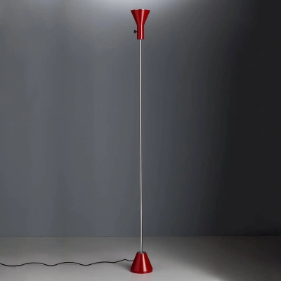 TECNOLUMEN TECNOLUMEN Gru - stojací LED lampa, červená