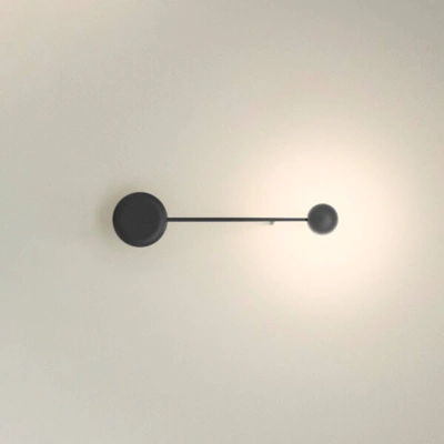Vibia Vibia Pin - černé LED nástěnné světlo