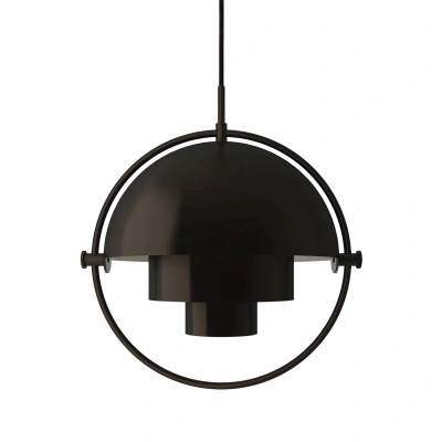 GUBI Závěsné svítidlo GUBI Multi-Lite, Ø 27 cm, černá/černá