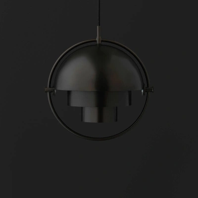 GUBI Závěsné svítidlo GUBI Multi-Lite, Ø 36 cm, černá/černá