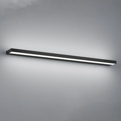 Helestra Nástěnné svítidlo LED Helestra Slate, matná černá 90 cm