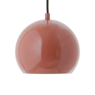 FRANDSEN Závěsné svítidlo FRANDSEN Koule, červená, Ø 18 cm