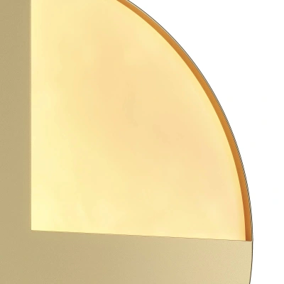 Maytoni Nástěnné svítidlo Maytoni Jupiter LED, zlatá barva, Ø 18,4 cm