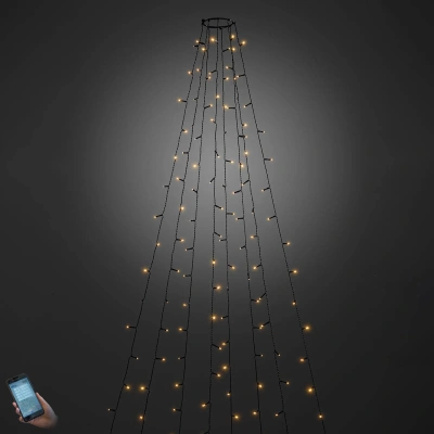 Konstsmide Christmas Venkovní plášť stromu LED ovládaný aplikací 240-flg.