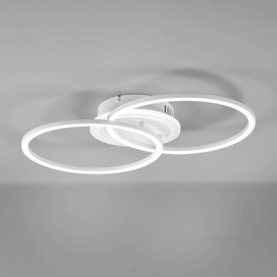 Reality Leuchten LED stropní světlo Venida kruhový design bílá