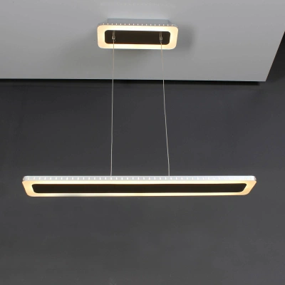Eco-Light LED závěsné světlo Solaris 3-step-dim 70cm stříbro