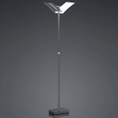 HELL LED stojací lampa Dual CCT, stmívatelná, antracitová