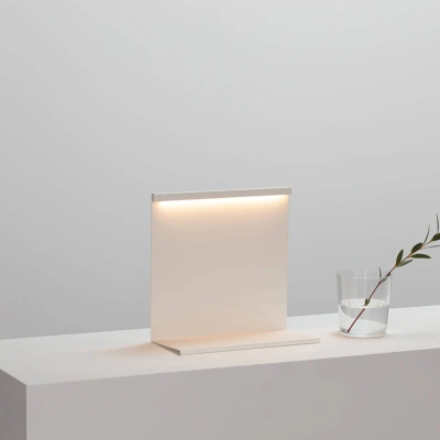 HAY HAY LBM LED stolní lampa se stmívačem krémově bílá