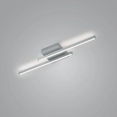 Knapstein LED stropní světlo Nuri up/down 2 zdroje nikl