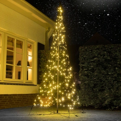 Fairybell Vánoční stromek Fairybell s tyčí, 320 LED diod, 300 cm