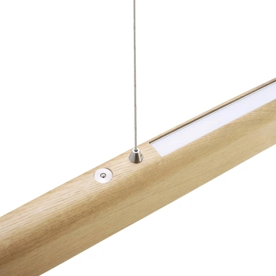 HerzBlut HerzBlut Arco LED závěsná lampa asteiche přírodní 130cm
