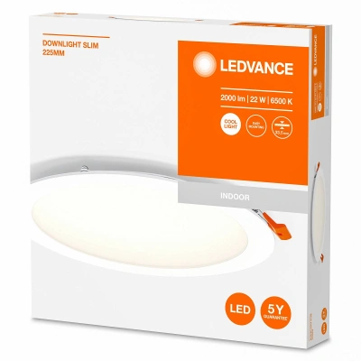 LEDVANCE LEDVANCE Recess Slim LED vestavné svítidlo Ø22cm 6500K
