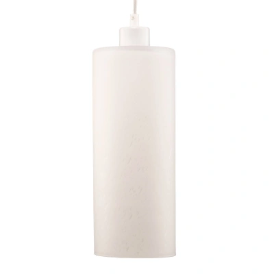 Solbika Lighting Závěsné svítidlo Soda s bílým skleněným válcem Ø 12 cm