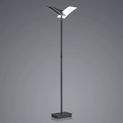 HELL LED stojací lampa Dual CCT, stmívatelná, černá