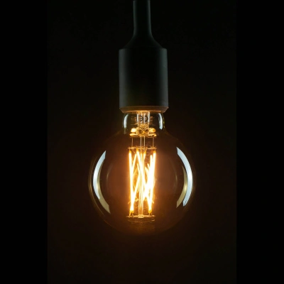 Segula SEGULA LED žárovka globe E27G95 5W 2200K zlatá dim