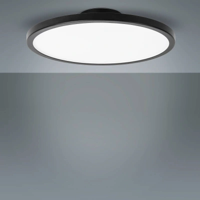 LIGHTME LIGHTME LED stropní svítidlo Aqua Ø 30,2 cm černé