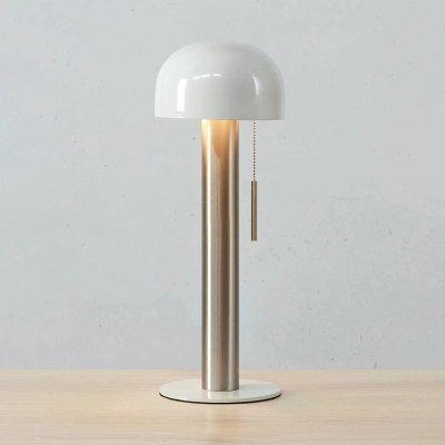 Markslöjd Kovová stolní lampa Costa, bílá/niklová