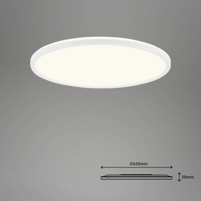 Briloner LED stropní svítidlo Slim S stmívatelné CCT bílé Ø 45 cm