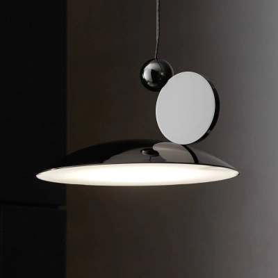 Carpyen Závěsné svítidlo LED Equilibrium Ø 18 cm černá/niklová