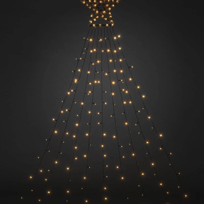Konstsmide Christmas LED světelný závěs triangl s hvězdou