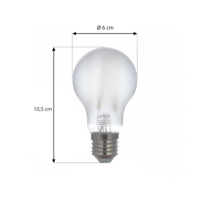 LUUMR LUUMR Smart LED žárovka matná E27 A60 7W Tuya WLAN CCT