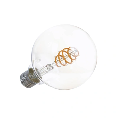 LUUMR LUUMR Smart LED žárovka 2ks E27 G95 4,9W čirá jantarová Tuya