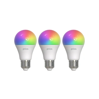 LUUMR LUUMR Smart LED, 3, E27, A60, 9W, RGBW, CCT, matný, Tuya