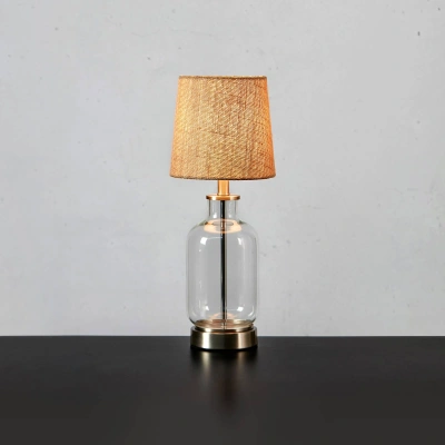 Markslöjd Stolní lampa Costero, transparentní/přírodní, 43 cm