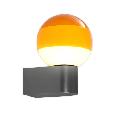 Marset Nástěnné svítidlo LED MARSET Dipping Light A1, oranžová/šedá