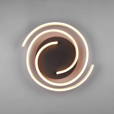 Trio Lighting Stropní svítidlo LED Caya, stmívatelné, mosazné