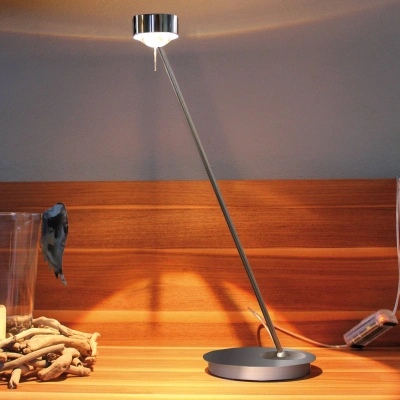 Top Light Stmívatelná stolní lampa PUK TABLE, chrom