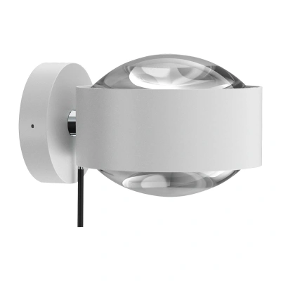 Top Light Puk Maxx Wall+ LED, čirá skla, bílý mat/chrom
